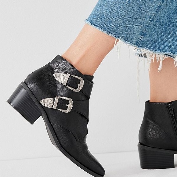 Urban Outfitters Shoes - UO Black Concho Booties